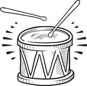Snare drum clip art at vector