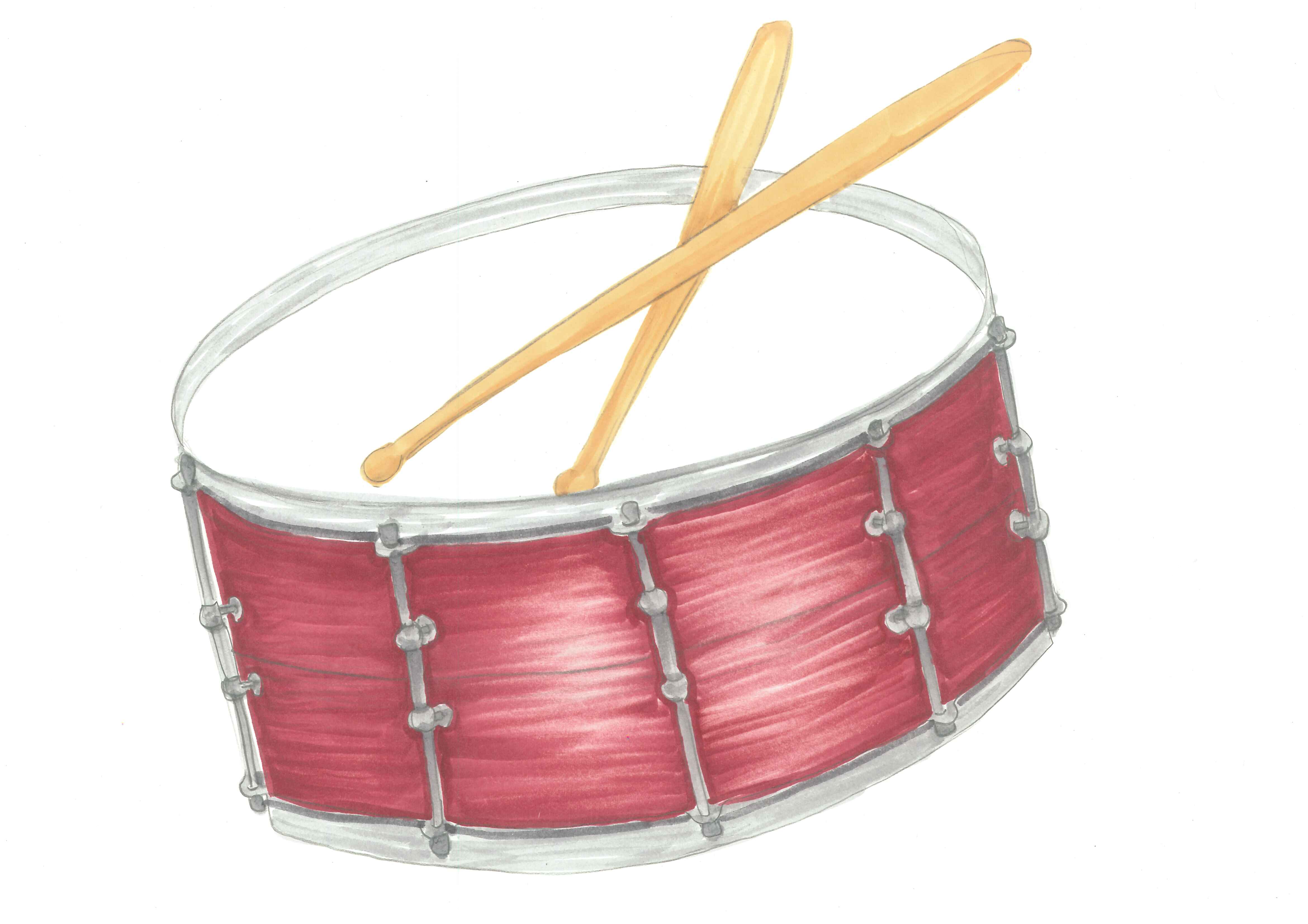Drum Instruments Clipart. Sna