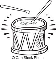 Snare drum red drum clipart