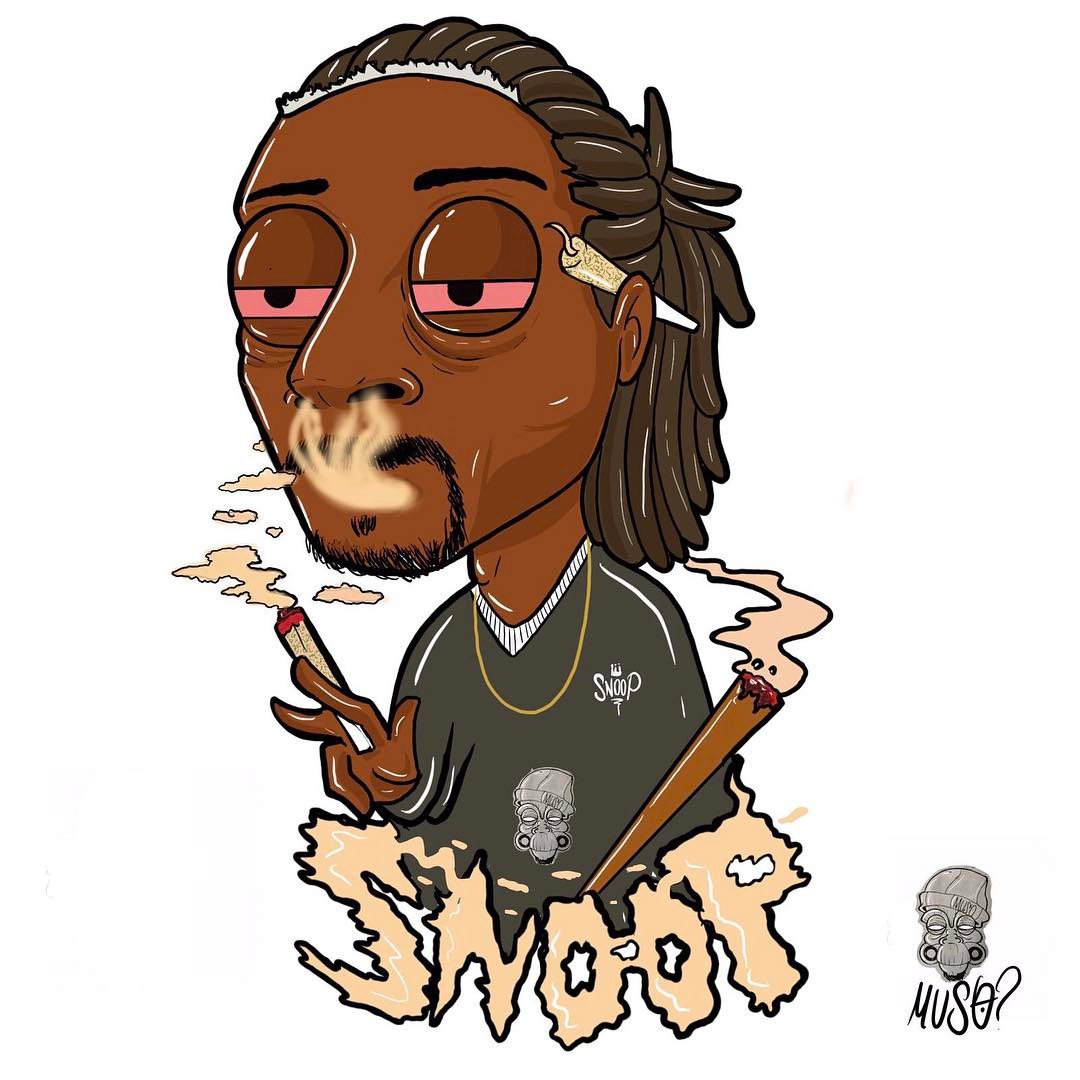 Cartoon - Snoop Dogg Clipart