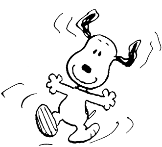 Snoopy Monday Clipart #1 .