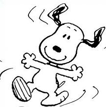 Snoopy Clip Art Happy Dance Q