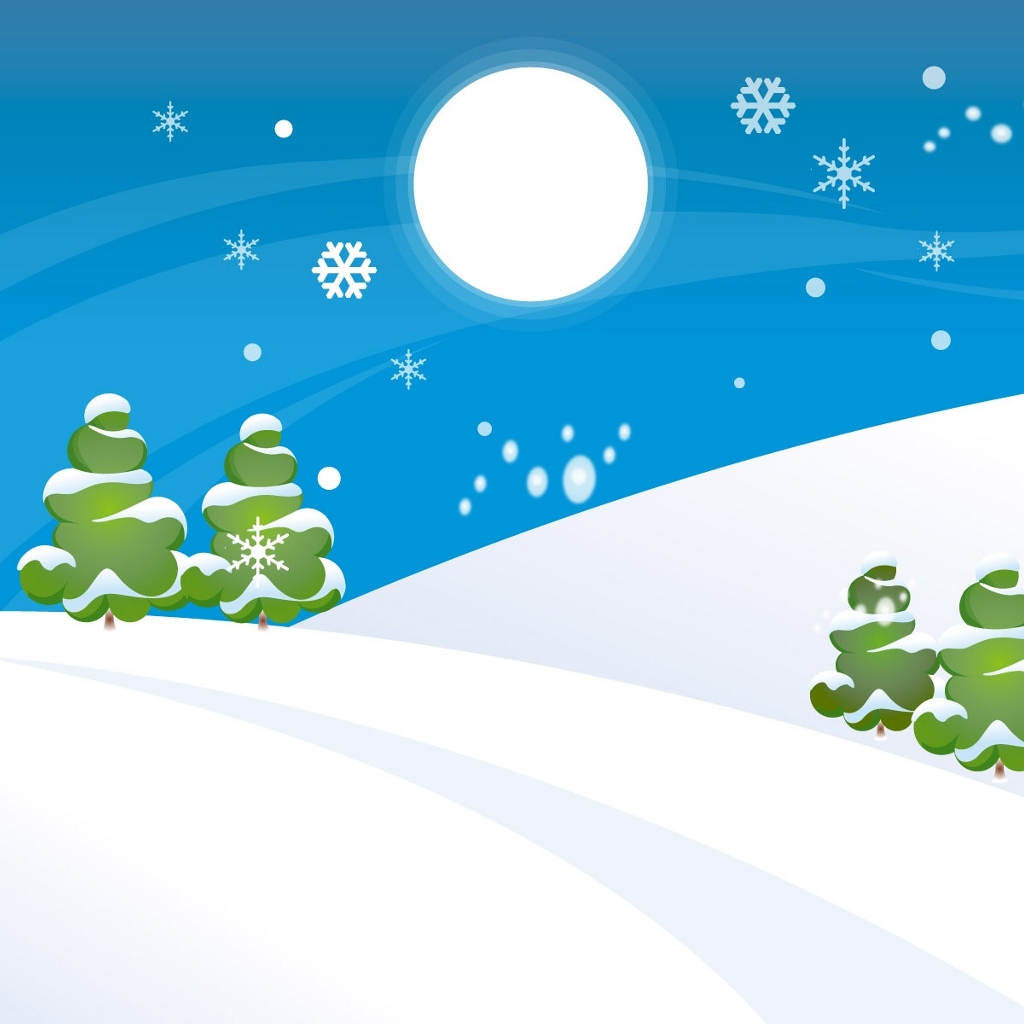Snow Background Clipart