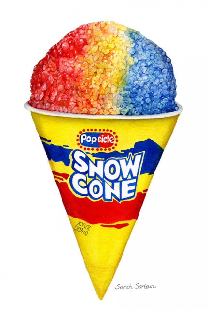 Snow Cone Clip Art