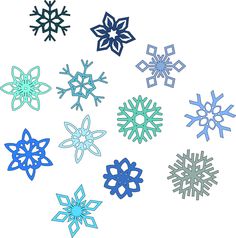 Snow Flakes Clip Art | Clipart - Snowflakes