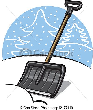snow shovel - Snow Shovel Clipart