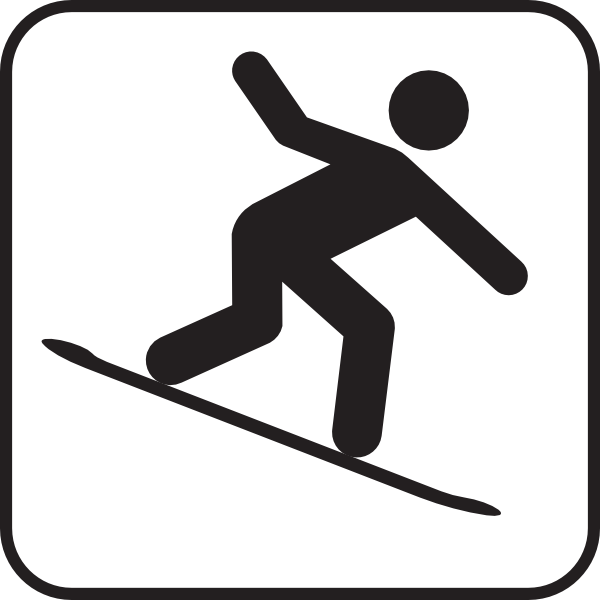Snowboarding clip art