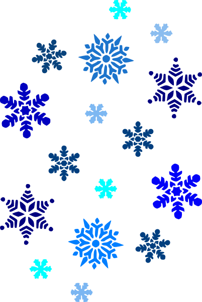 Snowflake clip art - vector .