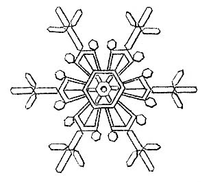 snowflake clipart black and white