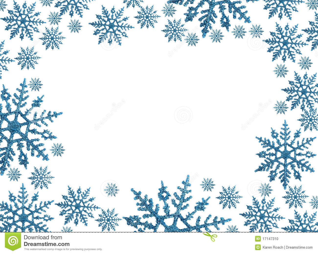 Snowflake Frame Clipart