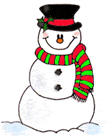 Christmas Snowman scrapbook .