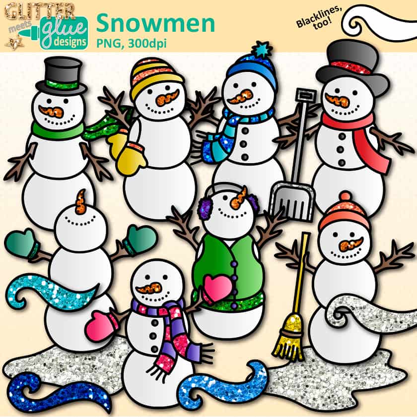 Snowmen Clipart