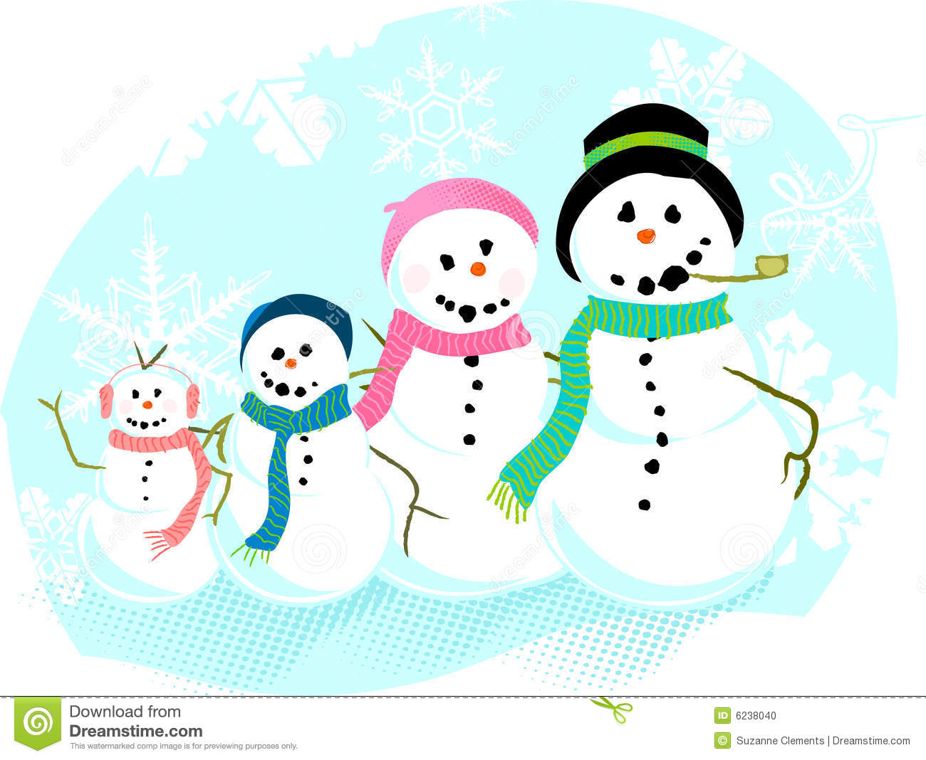 Snowman Family Clip Art Snowman Family