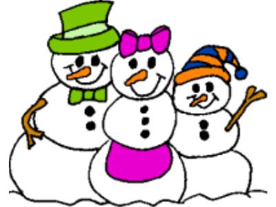 Snowman Family Clipart .
