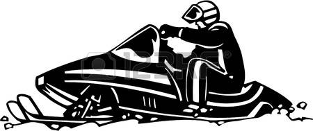 snowmobile: Snowmobile Vinyl Ready Illustration Illustration