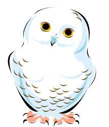 Snowy Owl Clip Art Snowy Owl Christmas Decor Pinterest