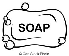 soap vector art illustration