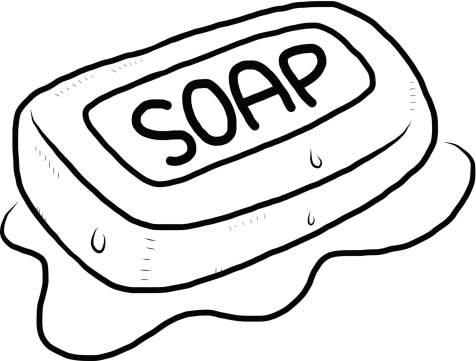 soap vector art illustration