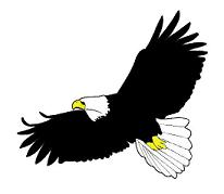 flag eagle clip art .