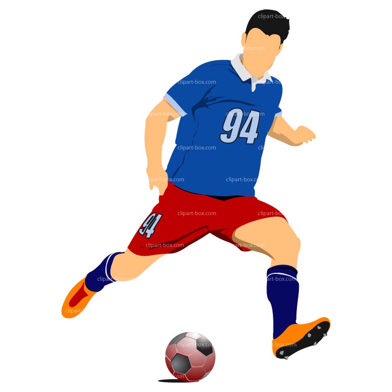 soccer player clipart - Clipart Soccer Player