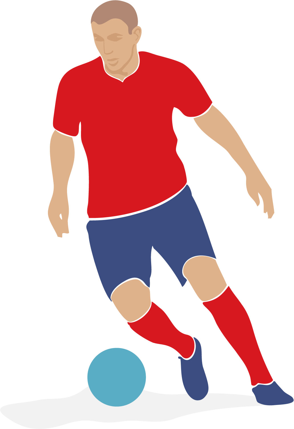 soccer player clipart - Soccer Player Clipart