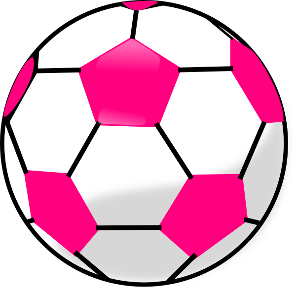 blue soccer ball clipart