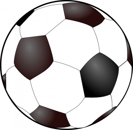 Soccer ball clip art free vec - Free Clipart Football