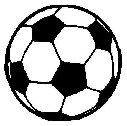 Soccer Ball Clipart Black And - Soccer Clipart Black And White