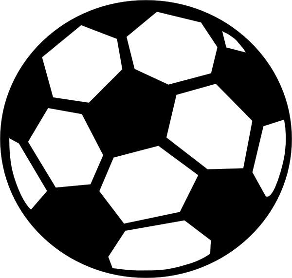 Printable picture of a soccer