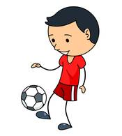 soccer field labeled clipart. - Clipart Soccer Player