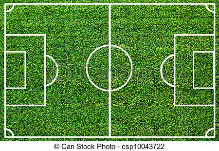 soccer field Stock Illustrati