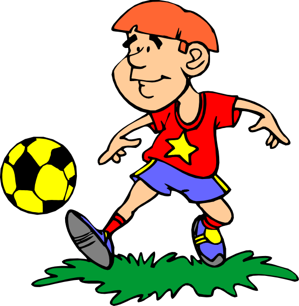 Soccer Player Clip Art At Clker Com Vector Clip Art Online Royalty