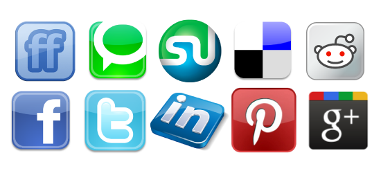 Social Bookmarking Clipart sign