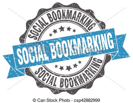 social bookmarking stamp. sign. seal - csp42882999