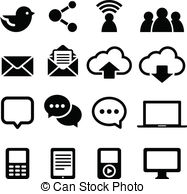 . hdclipartall.com Social Media Icons - Set of social media icons isolated on a.