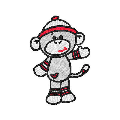 free sock monkey clip art | k