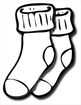 sock-pair ... - Socks Clip Art