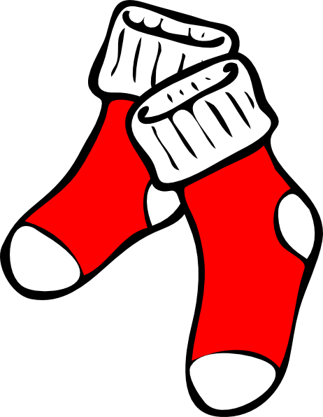 Download this image as: - Socks Clipart