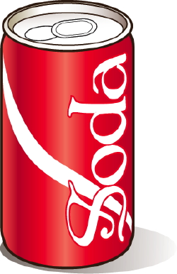 Soda Can Vector Clip Art