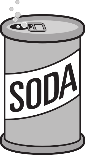 Soda can clip art clipart .