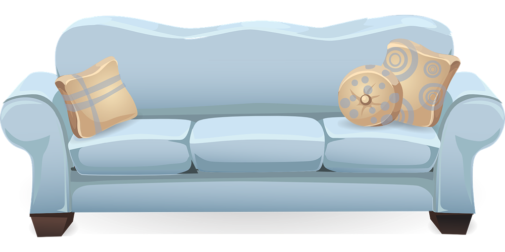 Green Sofa Couch Clip Art