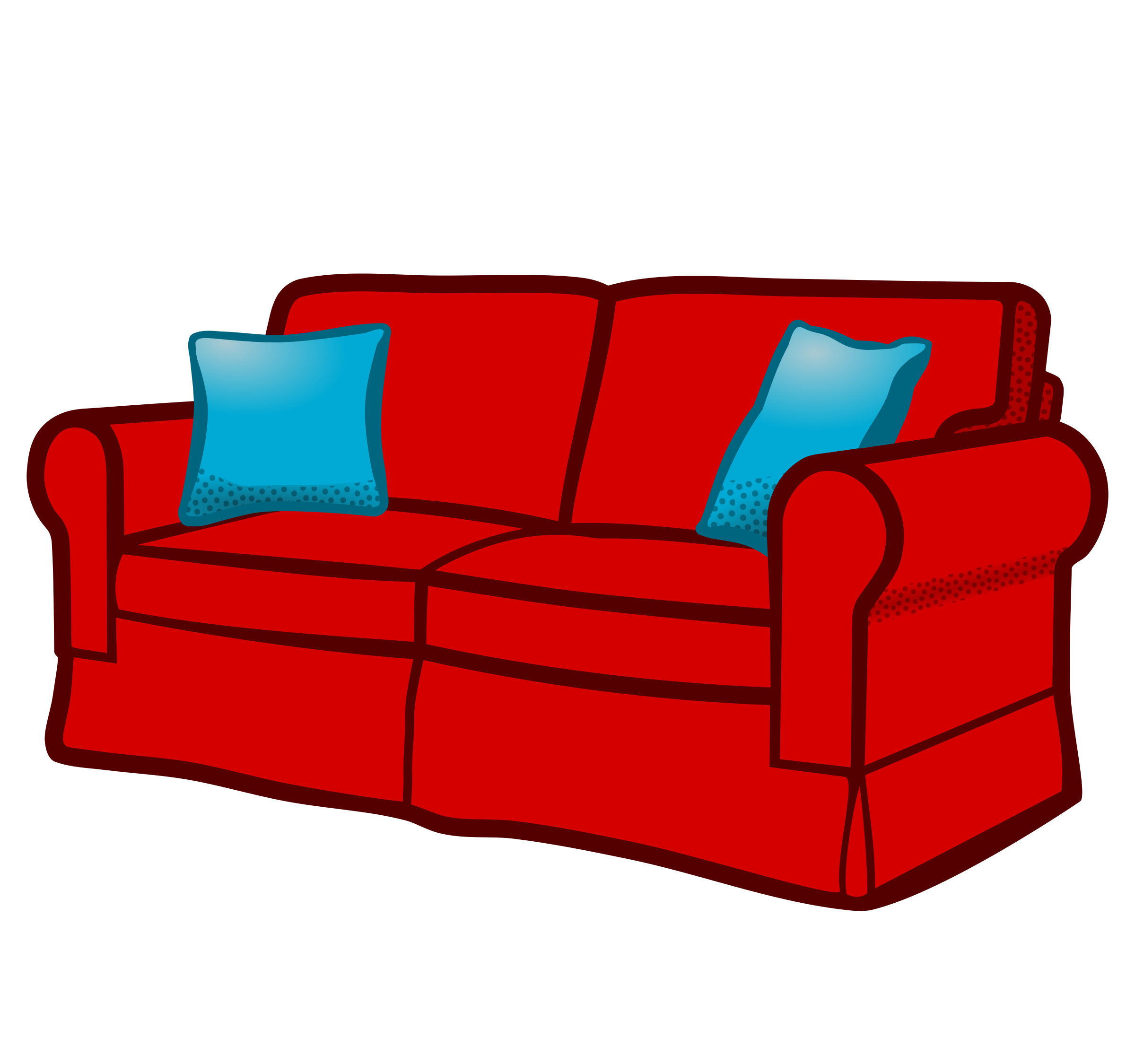 Green Sofa Couch Clip Art