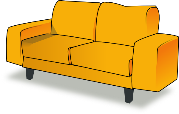 Download this image as: - Sofa Clipart