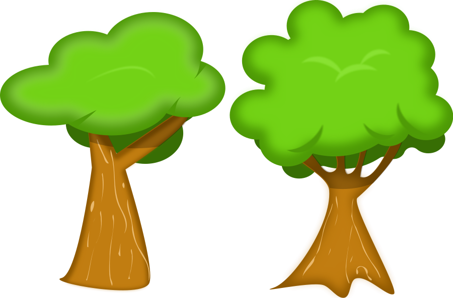 Soft trees Clipart