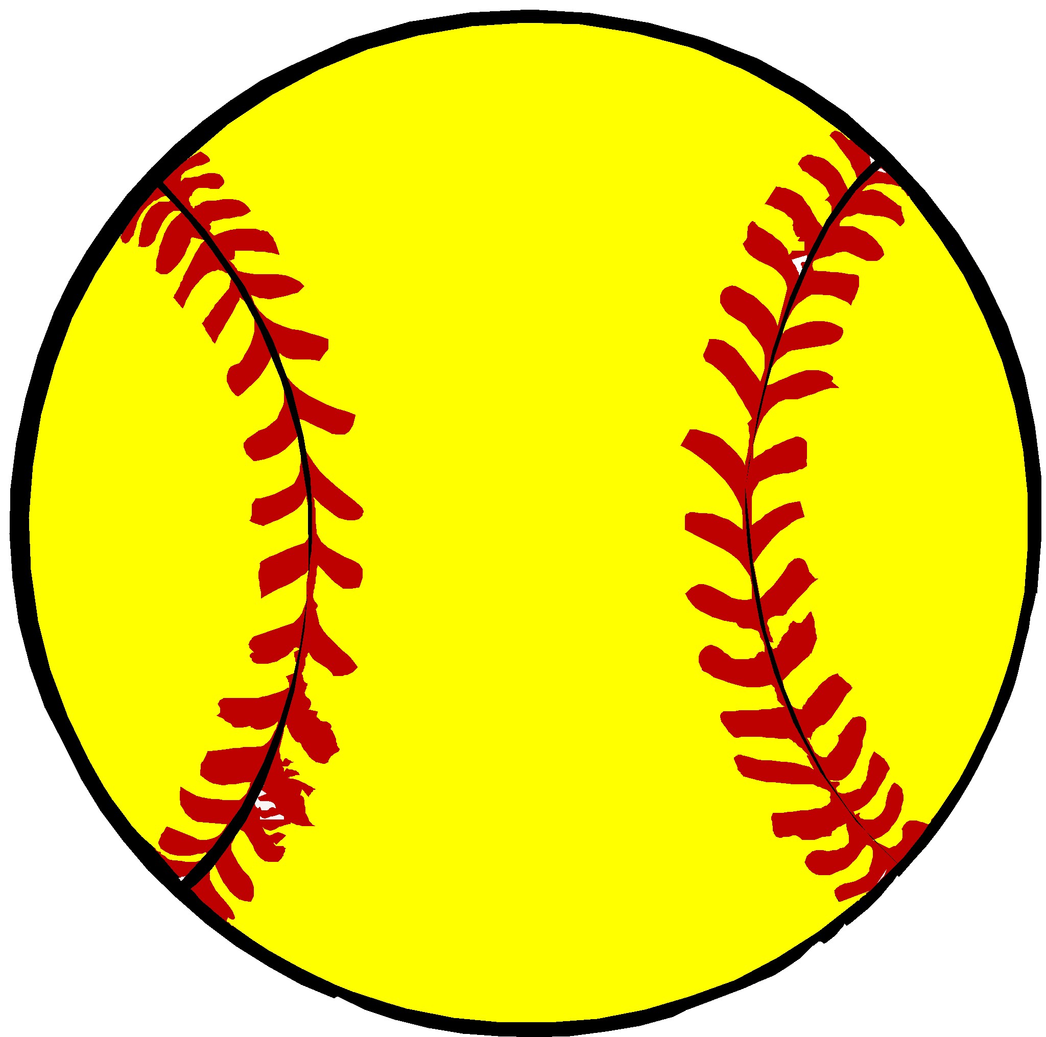 Softball Ball Clipart Clipart - Clip Art Softball