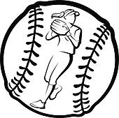 Softball clipart free images 