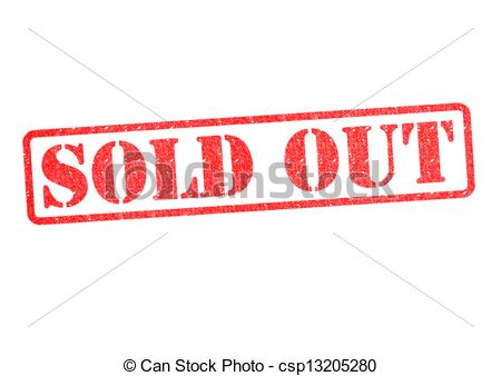 SOLD OUT Rubber Stamp - csp13 - Sold Out Clipart