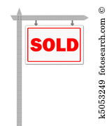 Sold sign - Sold Sign Clipart