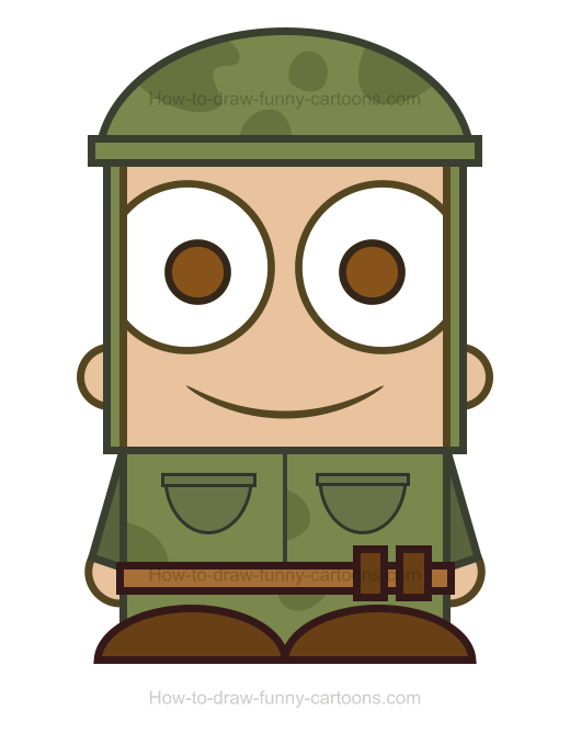 How To Draw A Soldier Clipart - Soldier Clipart