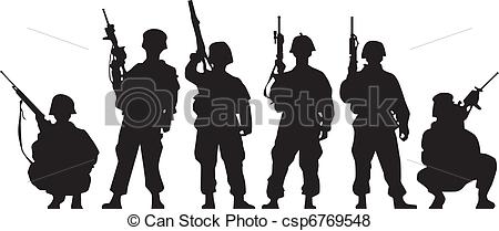 military silhouettes free gra